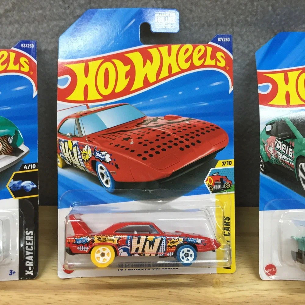 Hot Wheels Lot of 4 Custom Kia EV6 Kei Swap‎ 70 Plymouth Superbird Monteracer